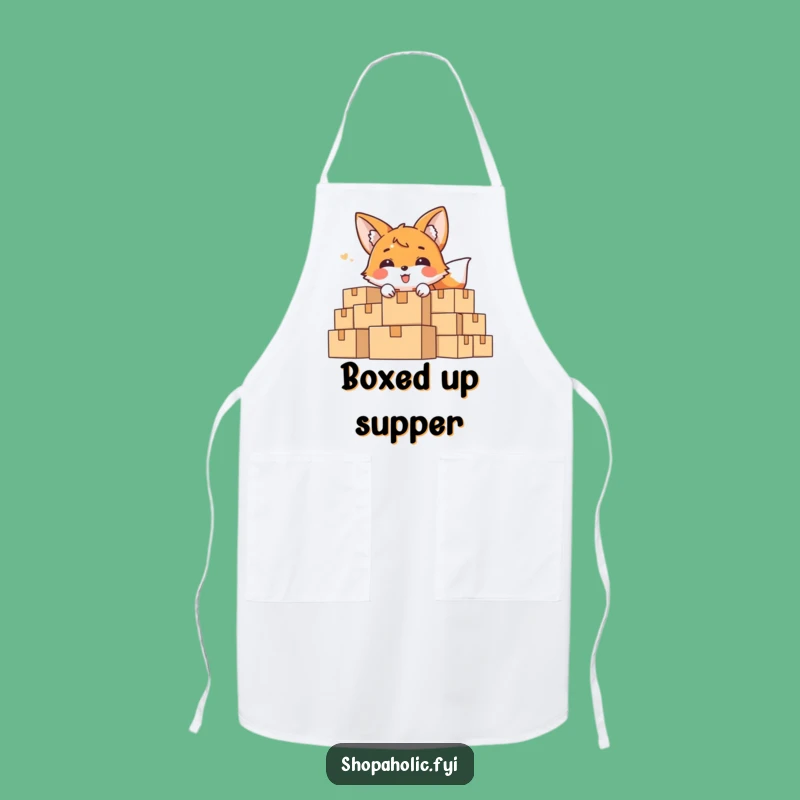 Funny Fox Hider Apron: Delighted Protection for Home, Perfect Gift