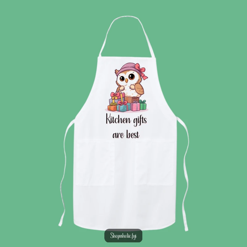 Funny Owl Apron: Kitchen Peek-a-Boo, Practical & Hilarious Funny Gift