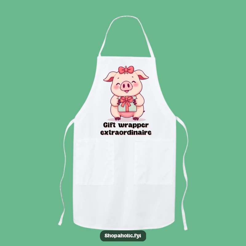 Funny Pig Apron: Kitchen Fun with Gift, A Durable Funny Apron for Cooking Adventures