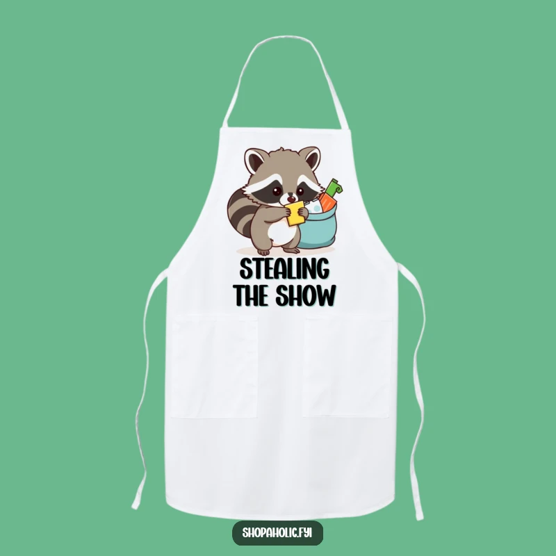 Funny Raccoon Chef's Secret Apron - Cook up mischief with this funny gift!