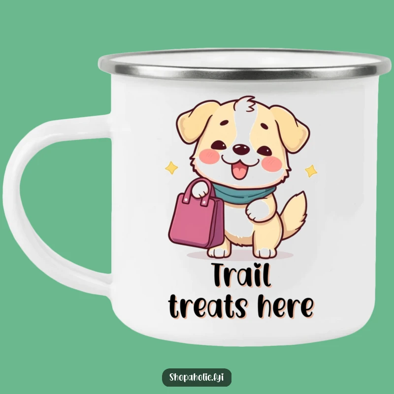 Funny Dog Gifting Camping Mug - Hilarious Outdoor Generosity!