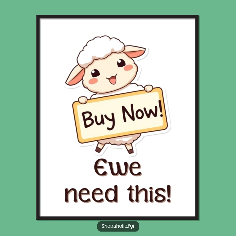 Funny Sheep Buy Now Digital Art - Enthusiastic Decor Gift