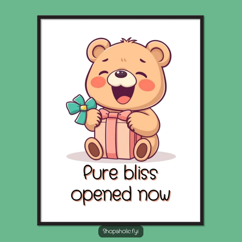 Funny Bear Digital Art: Hilarious Printable Decor for Joyful Homes