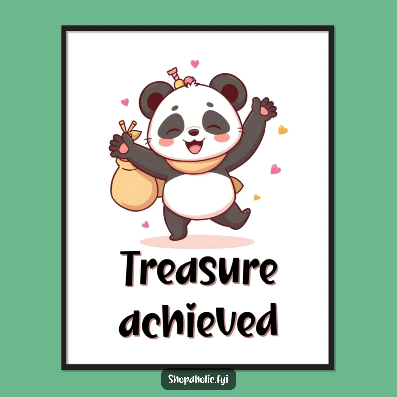 Funny Panda Dancing Digital Art - Giggling Goodies Wall Art - Gift