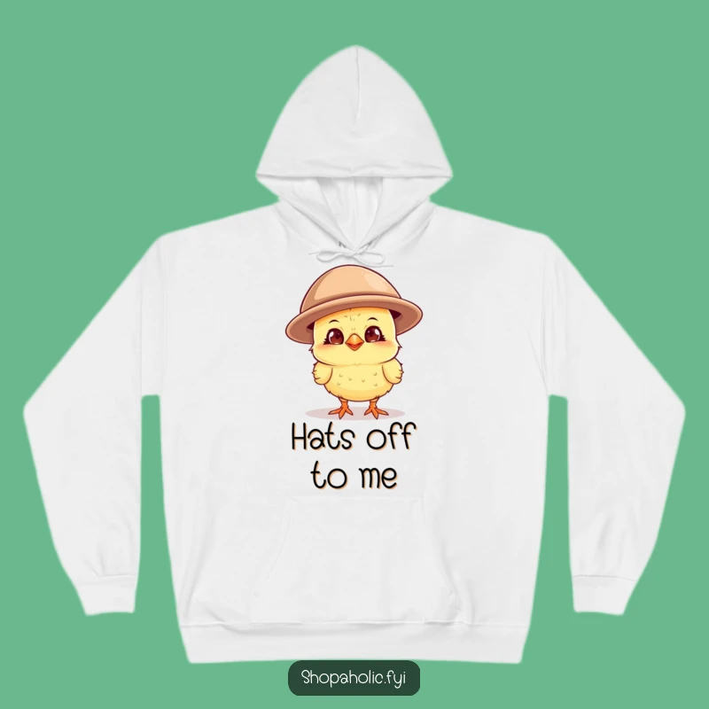 Cozy Funny Chick Oversized Hat Hoodie: Snuggle Up with Hilarious Fashion Flair
