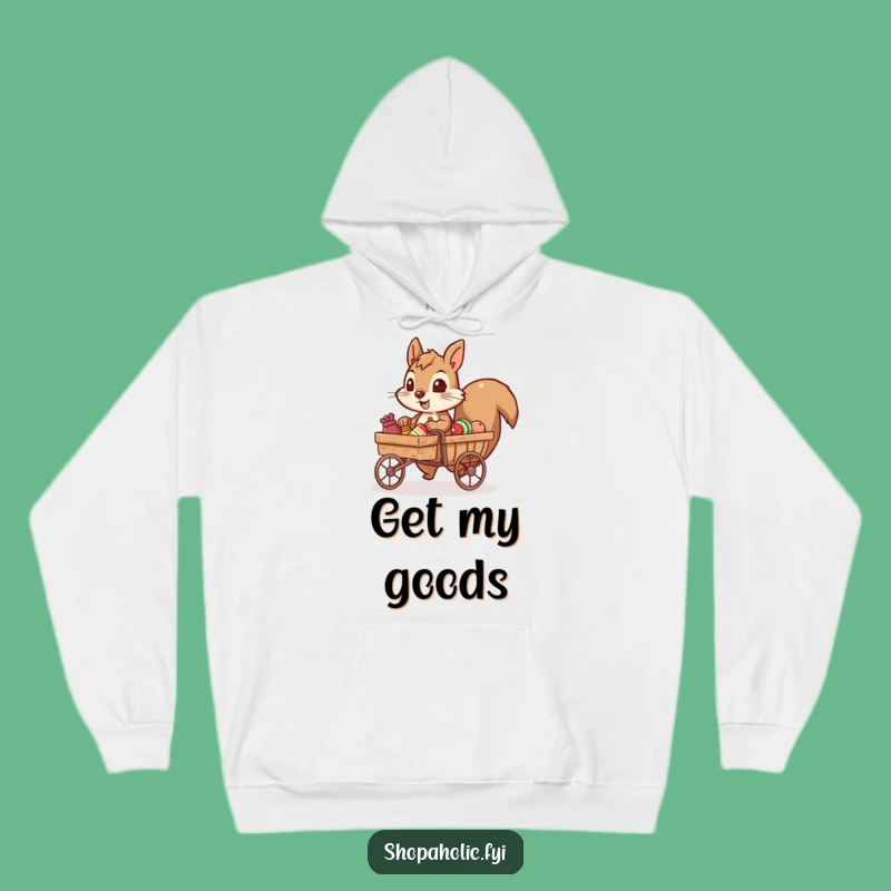 Cozy Funny Squirrel Hoodie: Warm Up with Hilarious Ambition