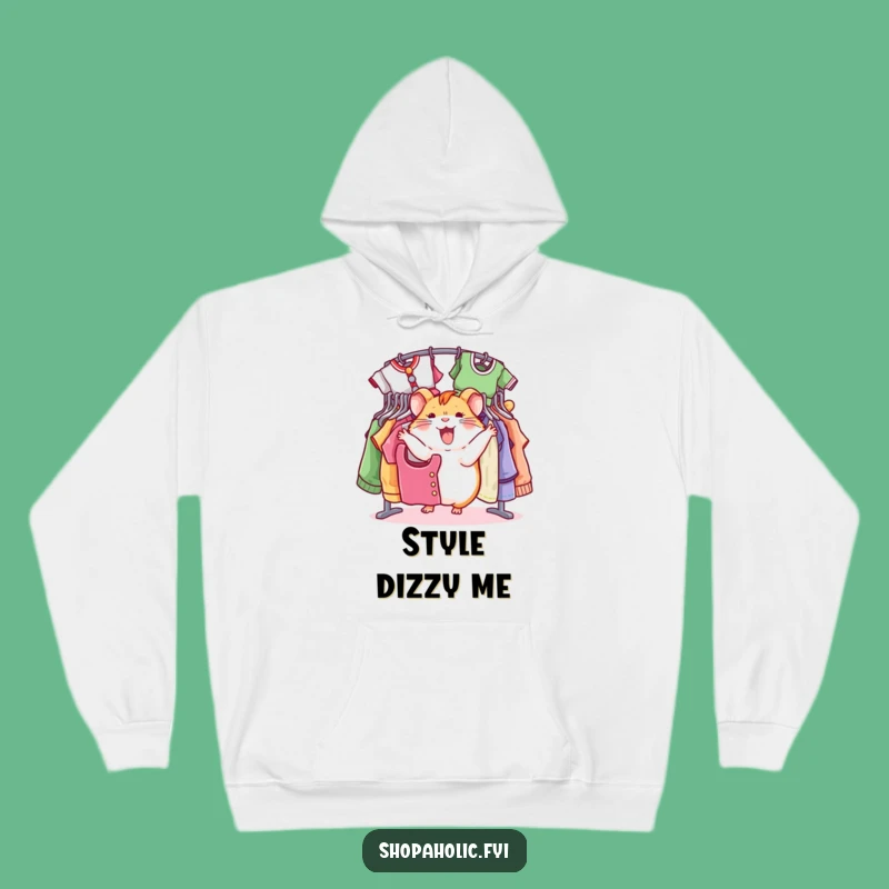 Funny Hamster Hoodie: Cozy Spinning Shopper Sweatshirt, Ideal Gift