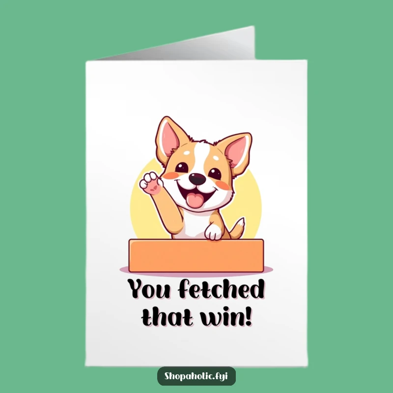 Free Printable Congrats Card: Reaching New Heights, Funny Dog Downloadable Gift