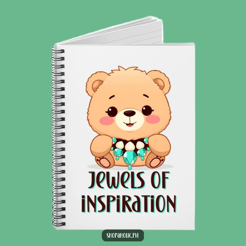 Funny Bear Fashion Notebook - Jot Down Your Stylish Ideas