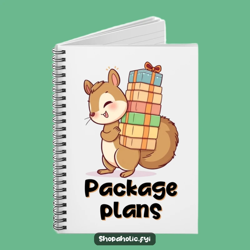 Funny Squirrel's To-Do List Notebook - Organized Chaos Journal