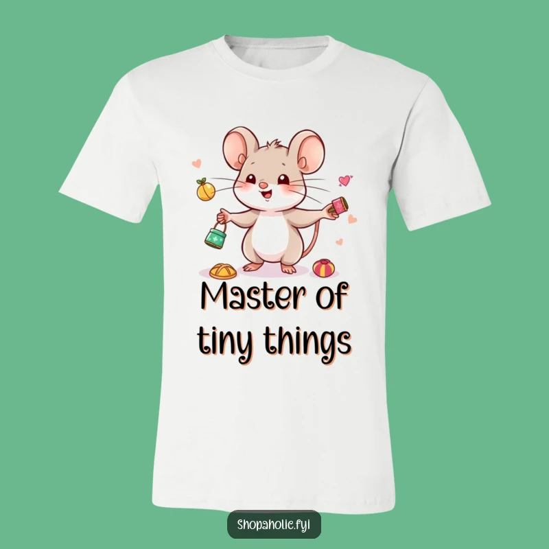 Funny Mouse Juggling T-Shirt - Wear Your Joyful Hobby