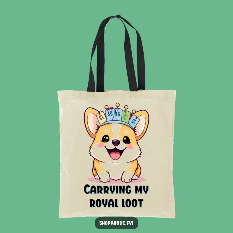 Funny Corgi Shopping Bag: Carry Your Finds in Hilarious Style with this Tote