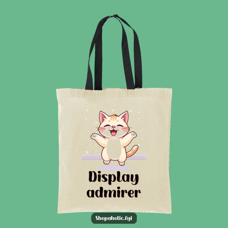 Funny Cat's Glam Tote Bag - Carry Your Sparkle with Humor