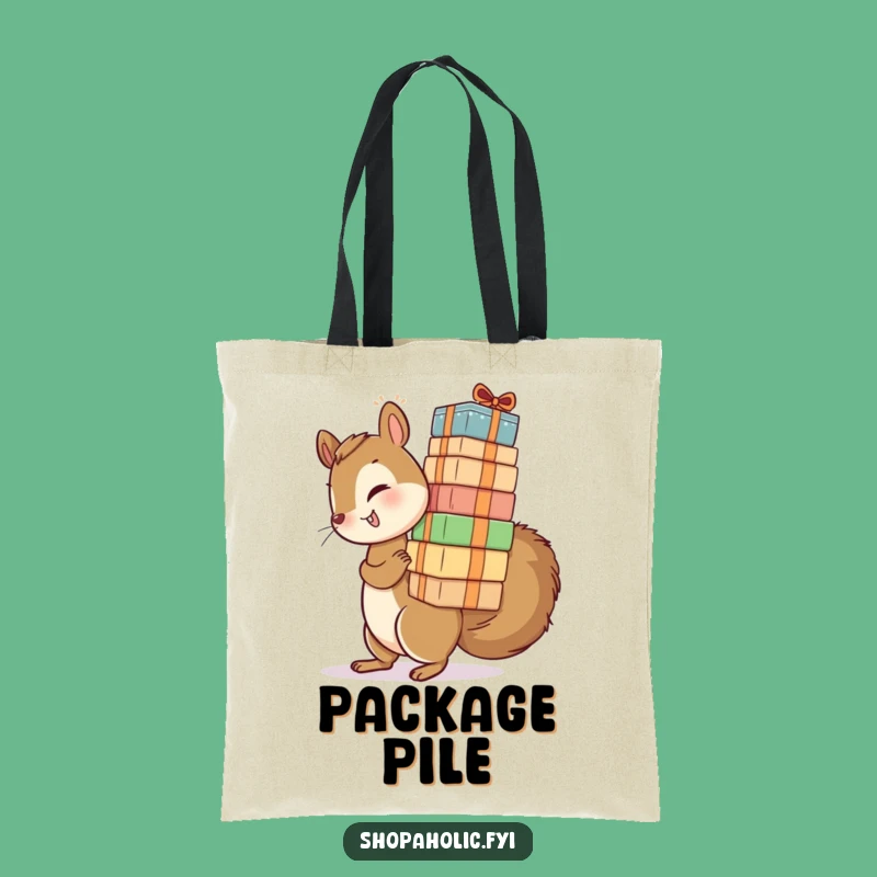 Funny Squirrel's Haul Tote Bag - Carry Your World with Humor