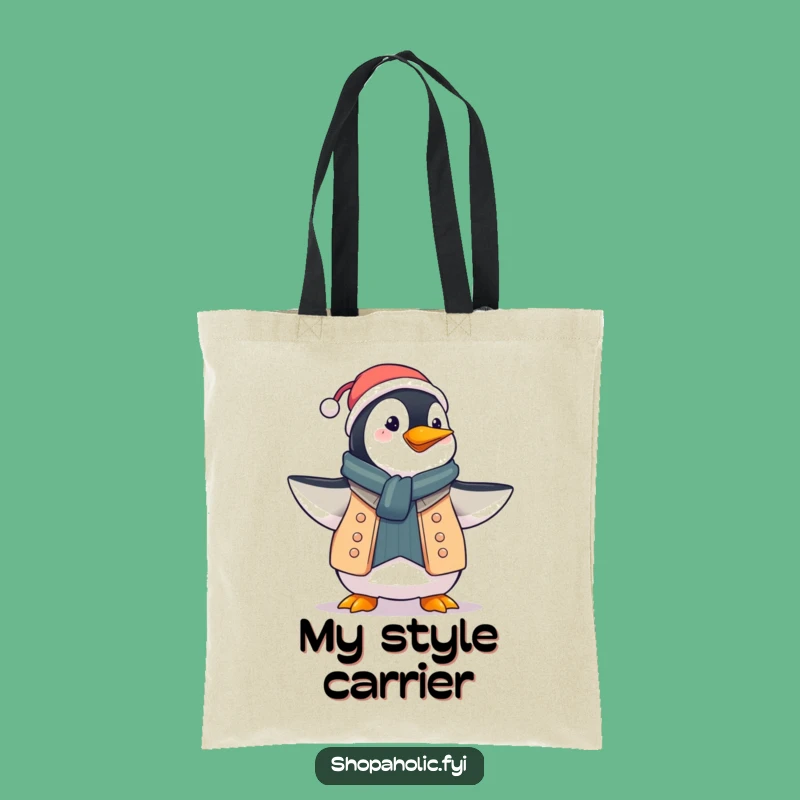 Funny Penguin Tote Bag: Fashion Forward for Chic Hauls