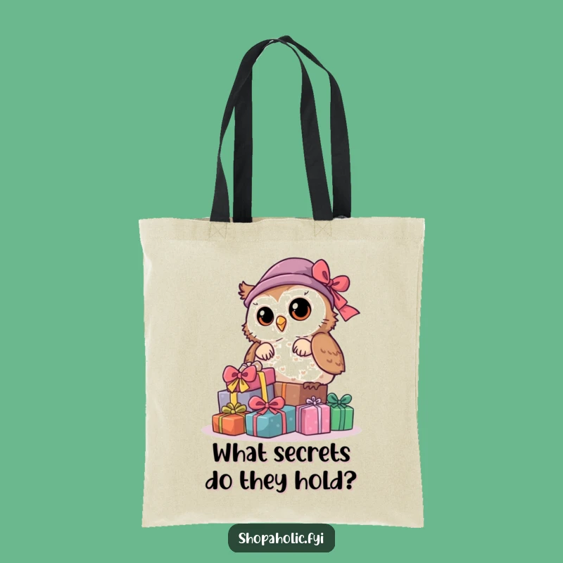 Funny Owl Tote Bag: Gift Explorer's Accessory, Chic & Funny Gift Carrier